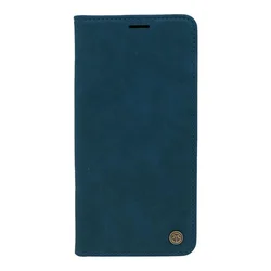 Maska za telefon LEATHER RETRO FLIP za Huawei Honor 50 Lite, Plava