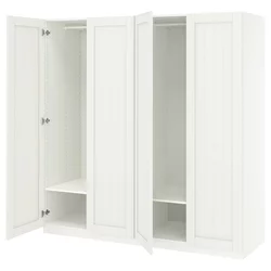 PAX / GULLABERG Kombinacija garderobera, bela/bela, 200x60x201 cm