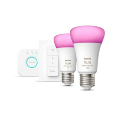 Philips Hue Ambiance E27 Starter-Kit 29137900 vključuje Bridge in Dimmschalter