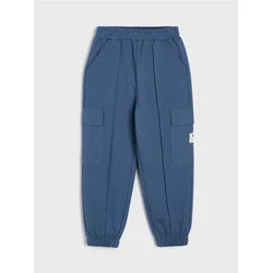 Sinsay - Oversize cargo jogger trenerka - mid blue