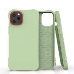 Silikonska gel maskica za iPhone 12 mini zelena