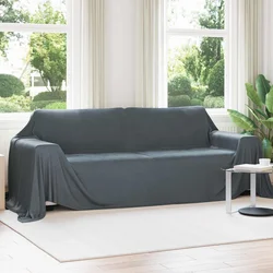 Pokrivači za bacanje 6 pcs Tamno siva 350 x 270 cm Runo