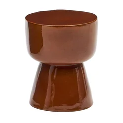 Keramična okrogla vrtna mizica o 36 cm Mesquida – Kave Home