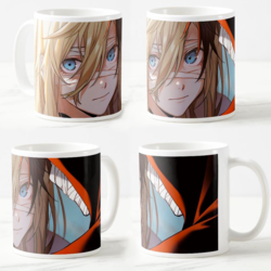 Šolja Anime Angels of death, 330ml, Bela