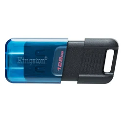 KINGSTON USB flash memorija DataTraveler 80 M 128GB USB-C 3.2 flash DT80M/128GB crno-plavi