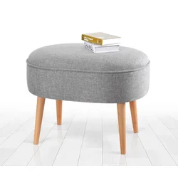 Atelier del Sofa Tabure 63x47x44cm, Sivo