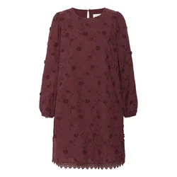 Cream Obleka bordo