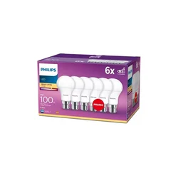 Komplet 6x LED sijalica Philips A60 B22/13W/230V 2700K