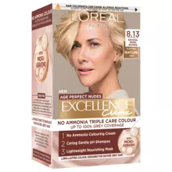LOreal Farba za kosu Excellence age prefect nudes, 8.13 beige blond
