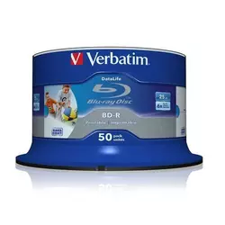 VERBATIM Blu-ray BD-R SL mediji 25GB (43812), 50 kosov