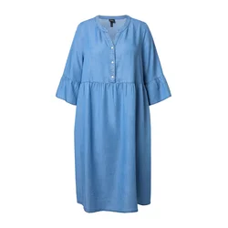 Ulla Popken Obleka moder denim