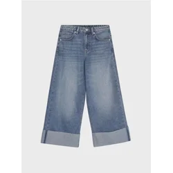 Sinsay - Farmerke wide leg sa visokim strukom - plavi džins