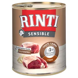 RINTI Sensible 6 x 800 g - Jagnjetina in riž