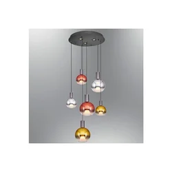 Opviq luster Luccas 2848-6A-24, LED 47 W, sivi