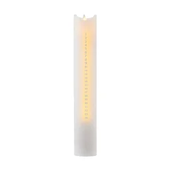 Led adventna sveča Sirius Sara bela barva