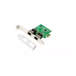 E-GREEN PCI-Express kontroler 2-port Gigabit Ethernet