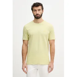 BOSS Majica Tales  pastelno rumena