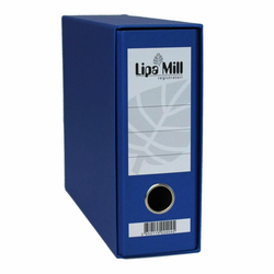 Registrator s kutijom A5, 8 cm, Lipa Mill, plavi