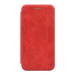 Maska na preklop Teracell Leather za Huawei Honor 10, Crvena