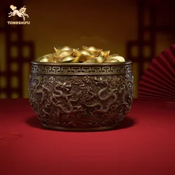 Tongshifu Ukras za sto Jiulong Jubaopan, Smeđa boja