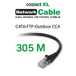 Connect XL Mrežni FTP kabl, CAT6, CCA, Outdoor - 305 m - Cat6 FTP Outdoor CCA (black)