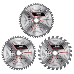 Einhell set reznih listova 3 kom 250x30 T24/42/60, pribor za stacionarne testere TE-TS 2025 UF, TE-CC 2025 UF, TE-SM 2534 Dual, TC-SM 2534