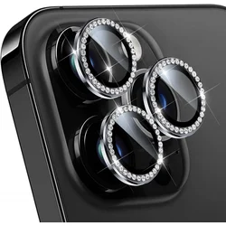 Zastita za kameru Diamond za iPhone 16 Pro 6.3 crna