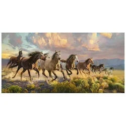 Castorland - Puzzle Panorama Thunder Prairie - 4 000 kosov
