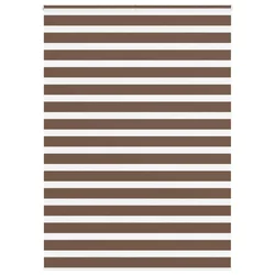 Zebra zavjesa Smeđa 155x230 cm Širina tkanine 150,9 cm Poliester