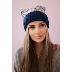 Womens cap Feba K330 dark blue