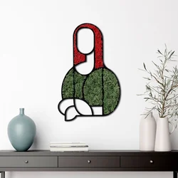 Wallity Zidna dekoracija Moss-Mona Lisa, 48x31cm, Šarena