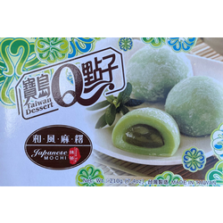 Qmochi japanski kolačići s okusom zelenog čaja 210g