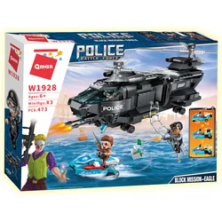 QMAN Police Battle Force W1928 Secret Mission Eagle