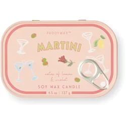 Paddywax Bistro Tin Martini dišeča sveča v pločevinki 127 g