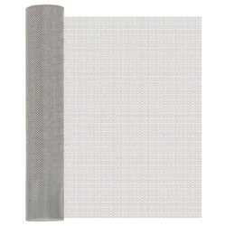Mrežna tkanina 60 x 500 cm 8 Mesh Nehrđajući čelik 201 Srebrna