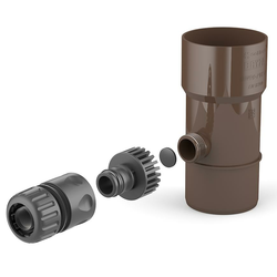 Bryza BRYZA Zbiralnik deževnice O 110 mm z navojem 1, rjava barva RAL 8017