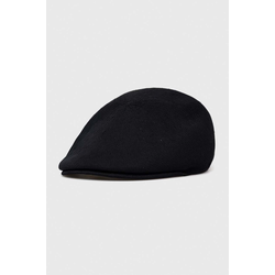 Čepica iz tvida Kangol črna barva