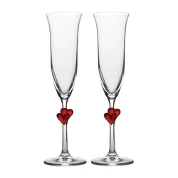 Stölzle Set kelih za šampanjec LAmour 175ml/2kos/rdeče srce/steklo