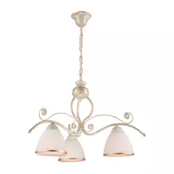 Brilagi - LED luster na lancu ANTICO 3xE27/60W/230V 3000K bela patina