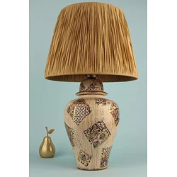 Opviq Stona lampa YL654, 33x15x50 cm, Krem
