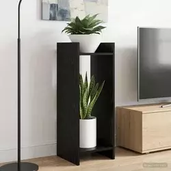 Stalak za biljke Crni Hrast 30 x 30 x 80 cm Konstrukcijsko drvo