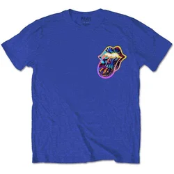 The Rolling Stones Sixty Gradient Text (Back Print) Royal Blue L Majica