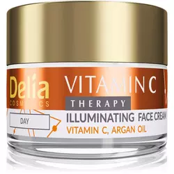 Vitamin C Krema Za Lice Sa Arganovim Uljem, Ši Buterom i Koenzimom Q10 | Delia |Kozmo