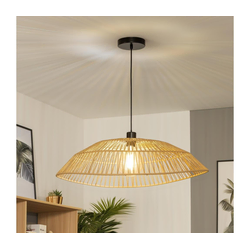 Brilagi - LED luster na sajli CERIA BOHO 1xE27/40W/230V, prečnik 70 cm, braon