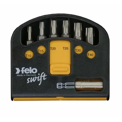 Set bitova Felo Industrial Swift sa držačem TORX 02060316 7 kom