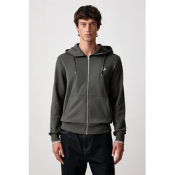 Fred Perry jopica s kapuco moška bombažna