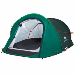 QUECHUA šotor za kampiranje 2 Seconds (za 2 oseb), zelen