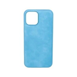 Maska za telefon LEATHER CASE za Iphone 12 Pro Max, Plava
