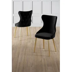 Hanah Home Set stolica Alpa, 85x59x98 cm, 4 komada, Crne