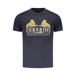Cavalli Class Muška majica TXT60NJD060, Teget